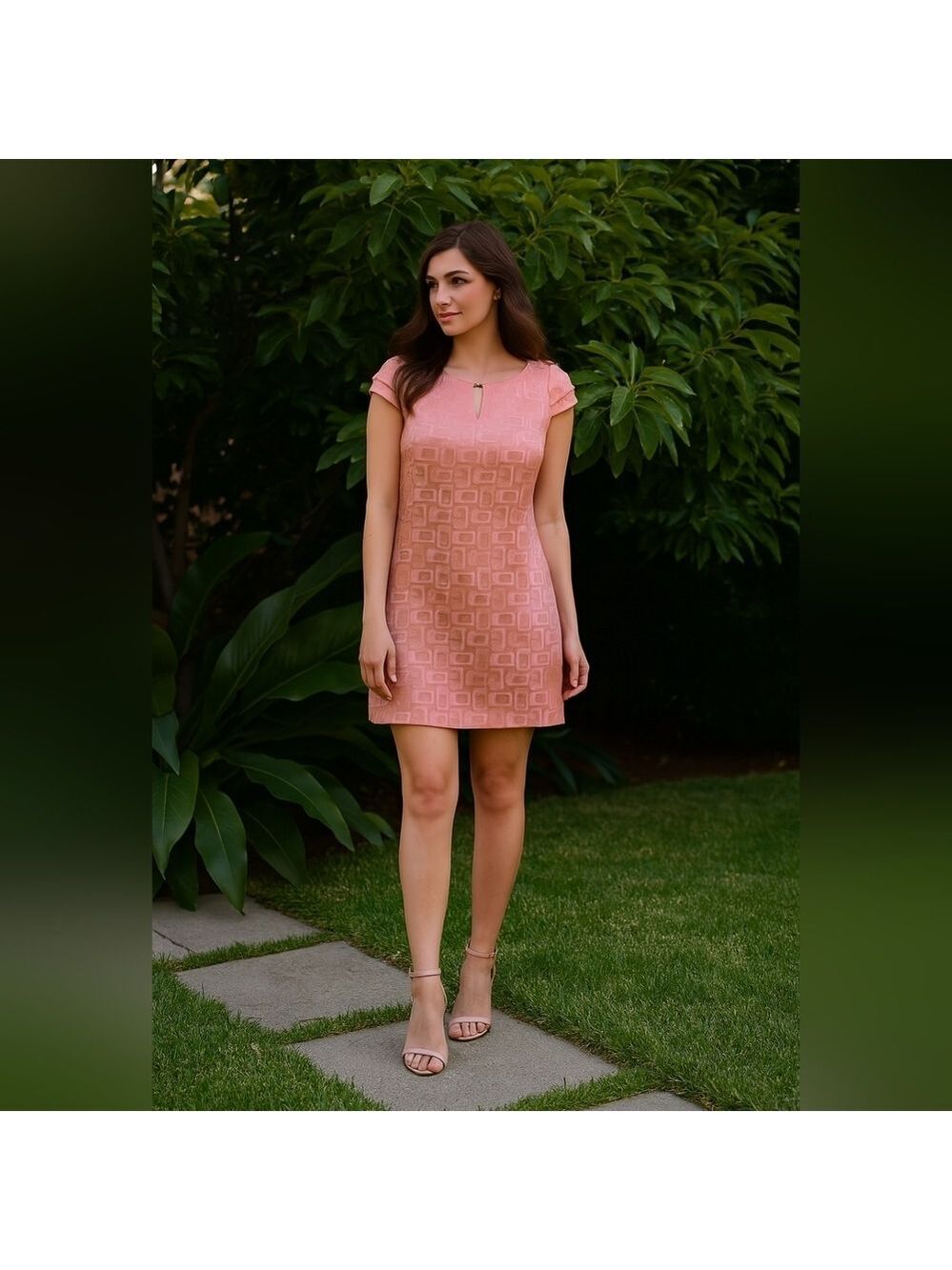 Marchesa Voyage Pink Dress Size 4